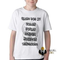 Camiseta Infantil ou adulto Clube dos 27 Blusa Criança todos tamanhos