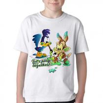 Camiseta Infantil ou adulto Coiote Papaléguas baby Blusa Criança todos tamanhos