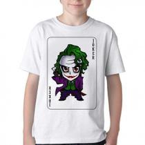 Camiseta Infantil ou adulto Coringa Carta Blusa Criança todos tamanhos