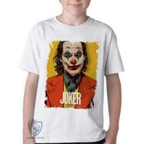 Camiseta Infantil ou adulto Coringa coloque um sorriso Blusa Criança todos tamanhos