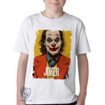 Camiseta Infantil ou adulto Coringa coloque um sorriso Blusa Criança todos tamanhos Camiseta Infantil ou adulto Coringa coloque um sorriso Blusa Criança todos tamanhos