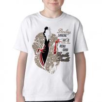 Camiseta Infantil ou adulto Cruella Deville Looking 101 dalmatas good Blusa Criança todos tamanhos Camiseta Infantil ou adulto Cruella Deville Looking 101 dalmatas good Blusa Criança todos tamanhos