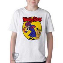Camiseta Infantil ou adulto Dick Vigarista Mutley amarelo Blusa Criança todos tamanhos Camiseta Infantil ou adulto Dick Vigarista Mutley amarelo Blusa Criança todos tamanhos