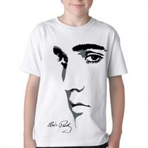 Camiseta Infantil ou adulto Elvis Presley Rei do Rock Blusa Criança todos tamanhos