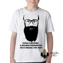 Camiseta Infantil ou adulto Enéas Carneiro melhor presidente Blusa Criança todos tamanhos Camiseta Infantil ou adulto Enéas Carneiro melhor presidente Blusa Criança todos tamanhos