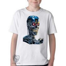 Camiseta Infantil ou adulto Exterminador do Futuro T800 Blusa Criança todos tamanhos