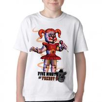 Camiseta Infantil ou adulto Five Nights at Freddy's Circusbaby Blusa Criança todos tamanhos