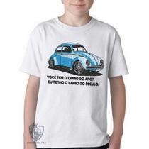 Camiseta Infantil ou adulto Fusca clássico Blusa Criança todos tamanhos