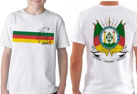 Camiseta Infantil ou adulto Gaúcho de Alma e Coração Blusa Criança todos tamanhos Camiseta Infantil ou adulto Gaúcho de Alma e Coração Blusa Criança todos tamanhos