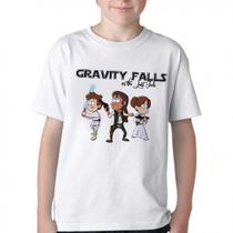 Camiseta Infantil ou adulto Gravity Falls in the last Jedi Blusa Criança todos tamanhos