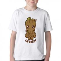 Camiseta Infantil ou adulto Groot Bebê Blusa Criança todos tamanhos