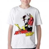 Camiseta Infantil ou adulto Homem Formiga e a Vespa Blusa Criança todos tamanhos