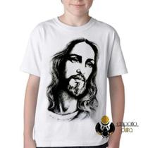 Camiseta Infantil ou adulto Jesus Cristo Salvador Blusa Criança todos tamanhos