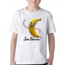 Camiseta Infantil ou adulto João Banana Blusa Criança todos tamanhos