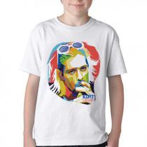 Camiseta Infantil ou adulto Kurt Cobain nirvana Blusa Criança todos tamanhos Camiseta Infantil ou adulto Kurt Cobain nirvana Blusa Criança todos tamanhos