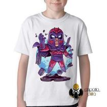 Camiseta Infantil ou adulto Magneto Blusa Criança todos tamanhos