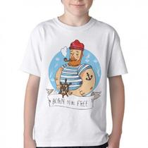 Camiseta Infantil ou adulto Marinheiro Free Blusa Criança todos tamanhos