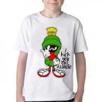 Camiseta Infantil ou adulto Marvin marciano Blusa Criança todos tamanhos