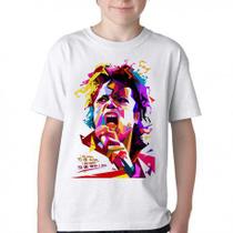 Camiseta Infantil ou adulto Michael Jackson colorido Blusa Criança todos tamanhos Camiseta Infantil ou adulto Michael Jackson colorido Blusa Criança todos tamanhos