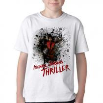 Camiseta Infantil ou adulto Michael Jackson thriller Blusa Criança todos tamanhos