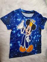 Camiseta Infantil ou Adulto Mickey Realeza