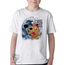 Camiseta Infantil ou adulto Mutley azul Blusa Criança todos tamanhos