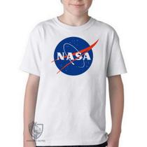 Camiseta Infantil ou adulto NASA Blusa Criança todos tamanhos