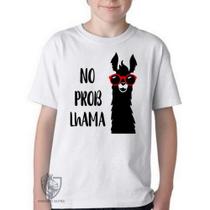 Camiseta Infantil ou adulto No Problhama Blusa Criança todos tamanhos