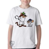 Camiseta Infantil ou adulto Olho Vivo e Faro Fino Blusa Criança todos tamanhos