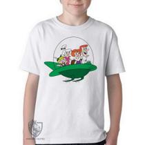 Camiseta Infantil ou adulto Os Jetsons nave Blusa Criança todos tamanhos