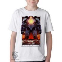 Camiseta Infantil ou adulto Pacific Rim Circulo de Fogo Blusa Criança todos tamanhos