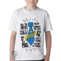 Camiseta Infantil ou adulto Pai gravata Blusa Criança todos tamanhos
