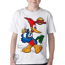 Camiseta Infantil ou adulto Pica Pau 1940 Blusa Criança todos tamanhos