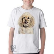 Camiseta Infantil ou adulto Poodle Blusa Criança todos tamanhos