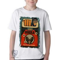 Camiseta Infantil ou adulto rambo Cobra filme antigo Blusa Criança todos tamanhos