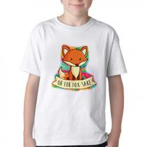 Camiseta Infantil ou adulto Raposa Blusa Criança todos tamanhos Camiseta Infantil ou adulto Raposa Blusa Criança todos tamanhos