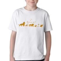 Camiseta Infantil ou adulto Rei Leão dourado Blusa Criança todos tamanhos Camiseta Infantil ou adulto Rei Leão dourado Blusa Criança todos tamanhos