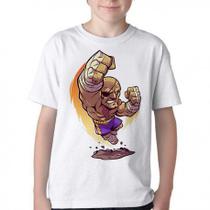 Camiseta Infantil ou adulto Sagat Street Figther Blusa Criança todos tamanhos