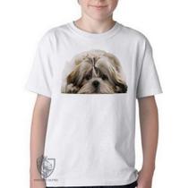 Camiseta Infantil ou adulto Shih-tzu Blusa Criança todos tamanhos Camiseta Infantil ou adulto Shih-tzu Blusa Criança todos tamanhos