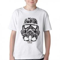 Camiseta Infantil ou adulto Stormtrooper Blusa Criança todos tamanhos