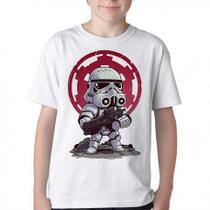 Camiseta Infantil ou adulto Stormtrooper Star Wars Blusa Criança todos tamanhos