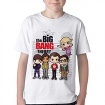 Camiseta Infantil ou adulto The Big Bang Theory Blusa Criança todos tamanhos