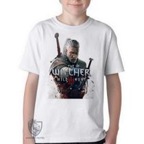 Camiseta Infantil ou adulto The Witcher Blusa Criança todos tamanhos Camiseta Infantil ou adulto The Witcher Blusa Criança todos tamanhos