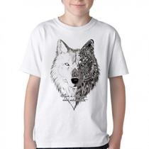 Camiseta Infantil ou adulto Vence o Lobo Blusa Criança todos tamanhos