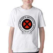 Camiseta Infantil ou adulto Xavier Institute X-Men Blusa Criança todos tamanhos