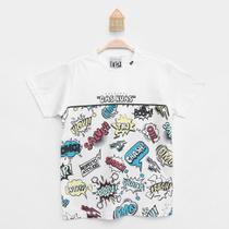 Camiseta Infantil Overcore Básica Estampada Menino