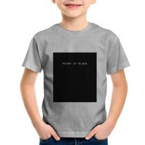 Camiseta Infantil Paint it Black - Foca na Moda