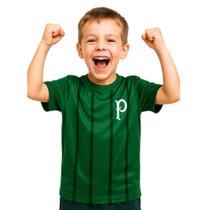 Camiseta Infantil Palmeiras Listrada Oficial