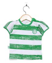 Camiseta Infantil Palmeiras Listras Feminina Oficial