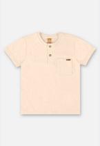 Camiseta Infantil para Menino em Linho Flamê Up Baby Camiseta Infantil para Menino em Linho Flamê Up Baby